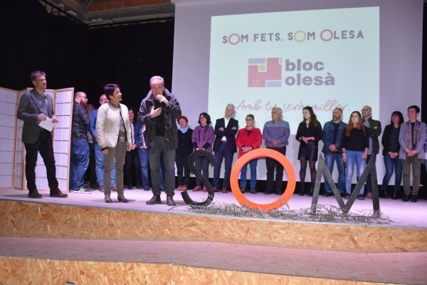 La Bustia Riera Puimedon i Prat presentacio candidatura El Bloc Olesa
