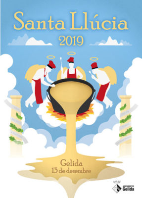 Gelida - La Bustia - Cartell Santa Llucia 2019