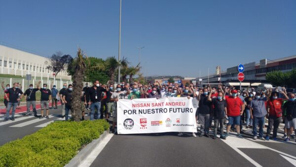 La Bustia Treballadors mobilitzats Nissan Sant Andreu