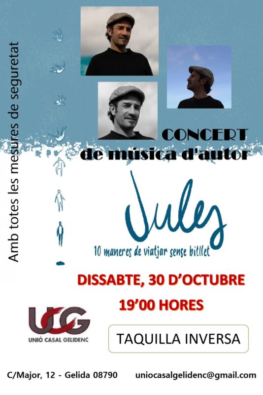 La Bustia cartell concert Jules Gelida