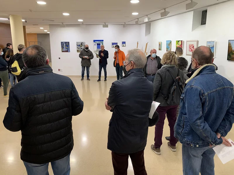 La Bustia inauguracio Mostra de Pintors i Pintores Olesa 2021 (1)