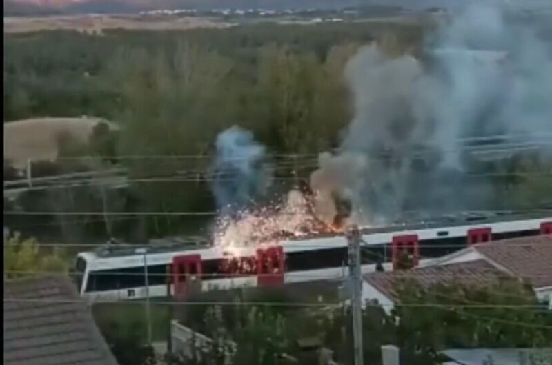 La Bustia incendi tren Masquefa (3)