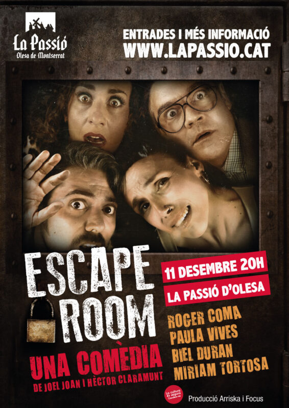 La Bustia cartell Escape Room Passio Olesa