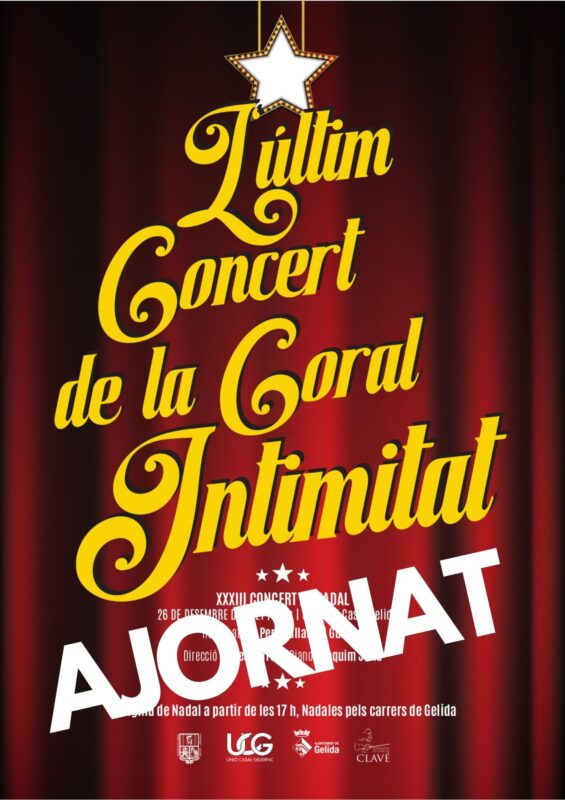 La Bustia concert Nadal Coral Intimitat Gelida 2021 ajornat