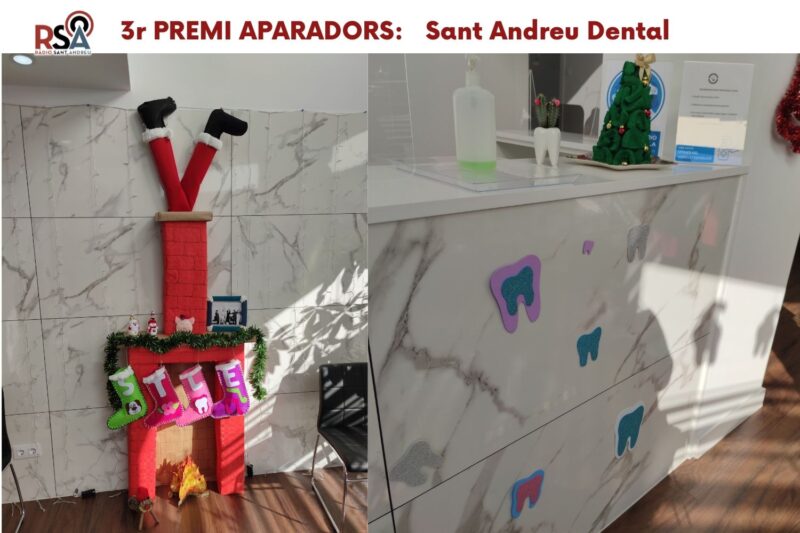 La Bustia Dental guanyadors concurs Aparadors i Parades campanya Nadal 2021 Sant Andreu