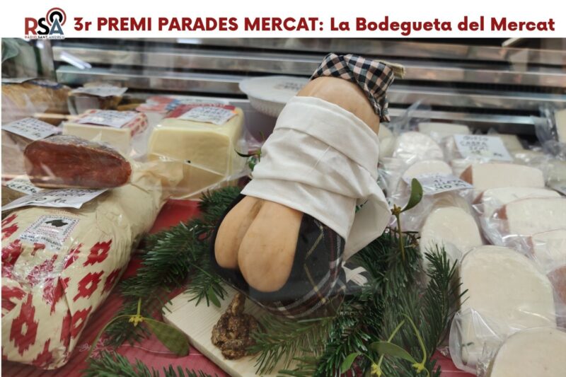 La Bustia La Bodegueta del Mercat guanyadors concurs Aparadors i Parades campanya Nadal 2021 Sant Andreu