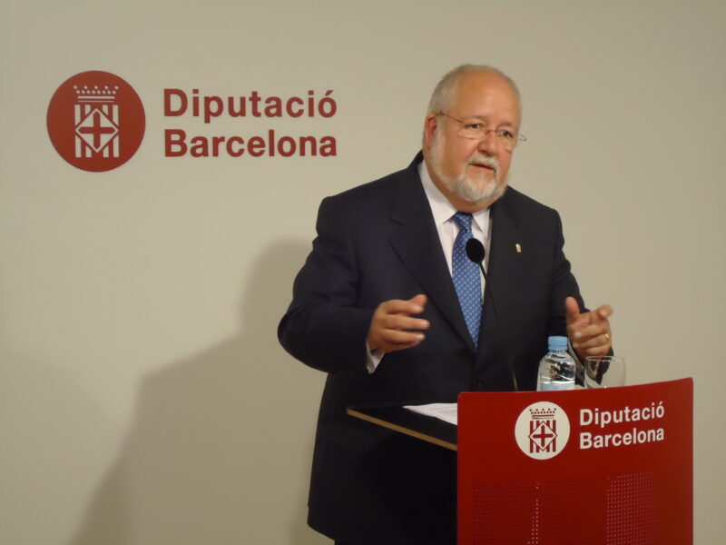 La Bustia Salvador Esteve president Diputacio Barcelona 2011 2015 Martorell
