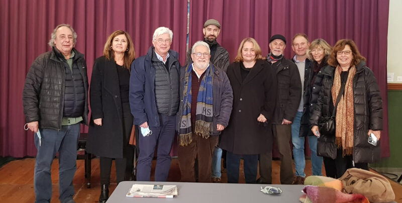 La Bustia assemblea nova junta amb alcaldessa i regidora Amics Castell Gelida