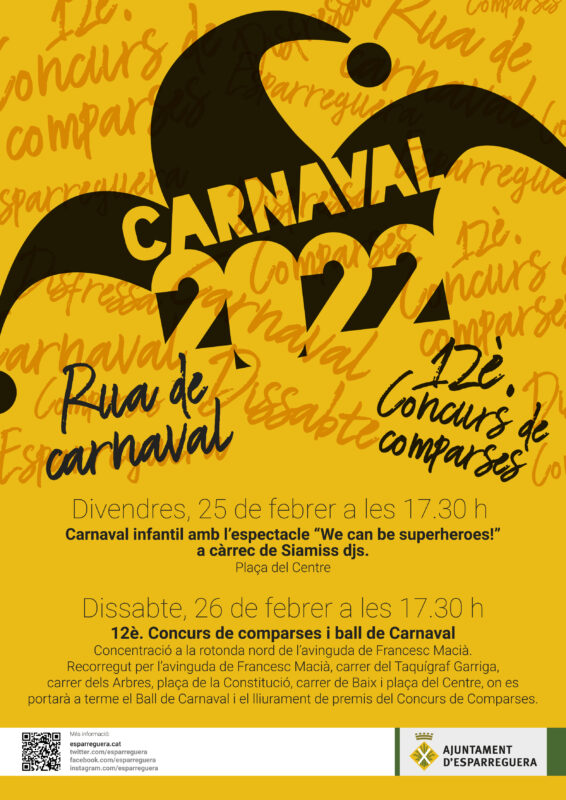 La Bustia cartell Carnaval Esparreguera 2022