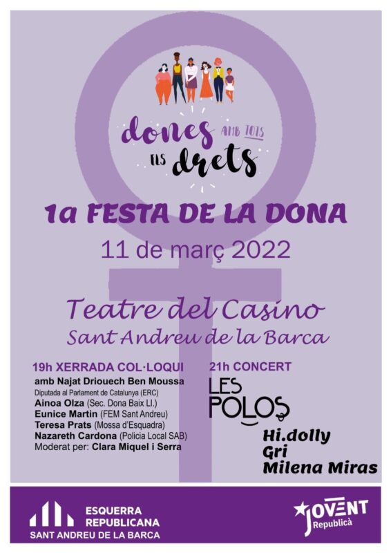 La Bustia cartell Festa de la Dona Sant Andreu