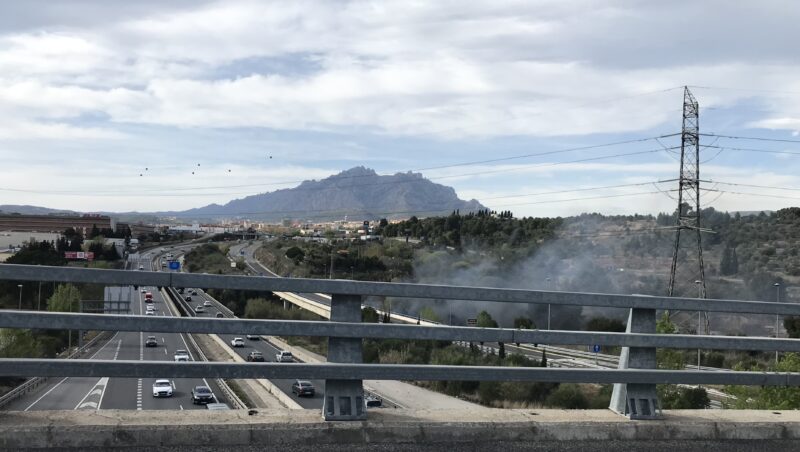 La Bustia incendi Esparreguera Abrera