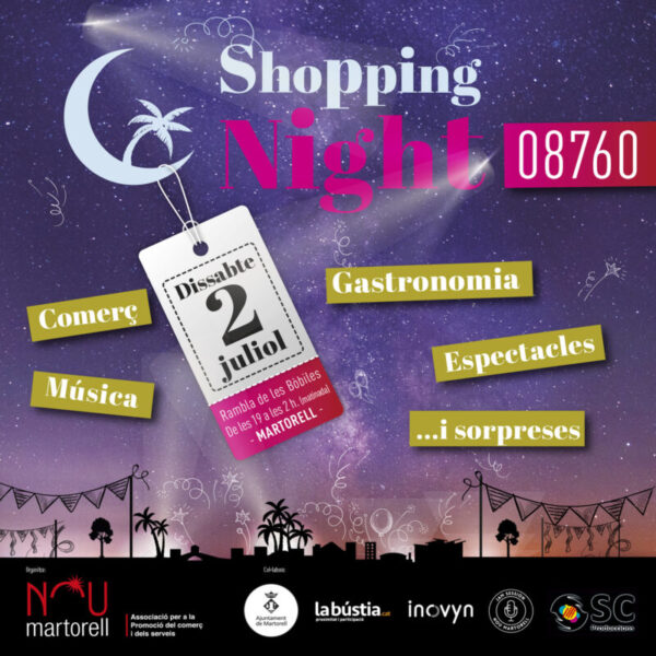 La Bustia cartell Shopping Night