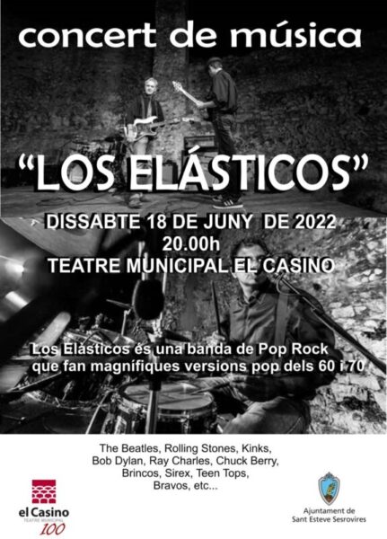 La Bustia cartell concert Los Elasticos Sant Esteve
