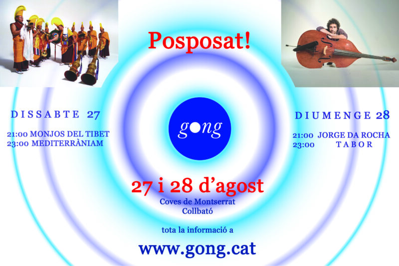 La Bustia Festival Gong Collbato posposat