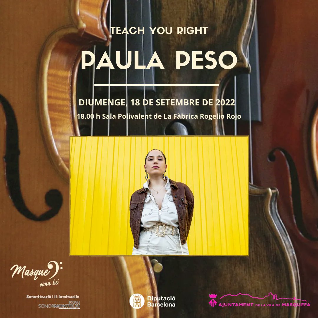 La Bustia cartell concert Paula Peso