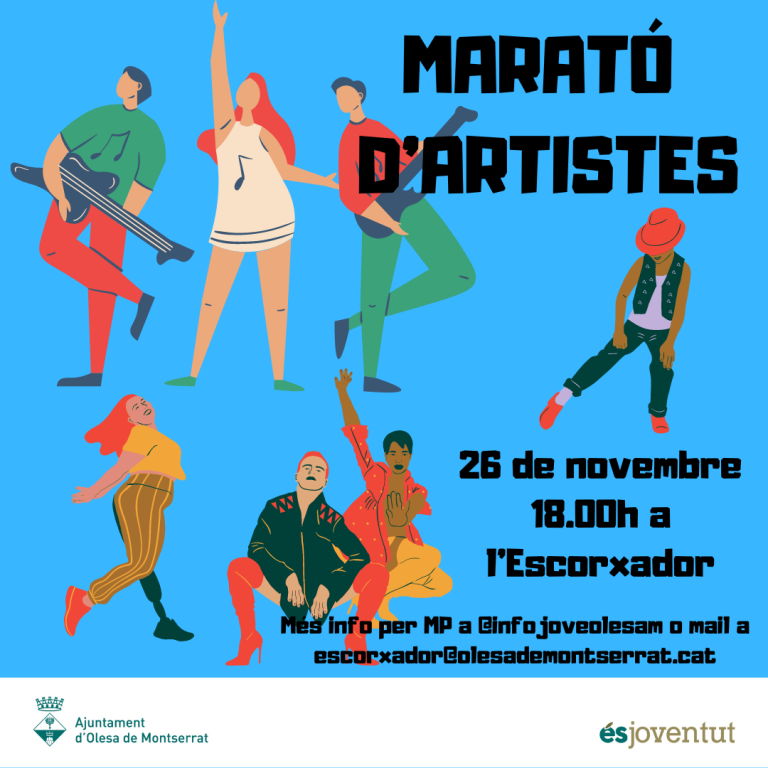 La Bustia cartell premis marato artistes Olesa