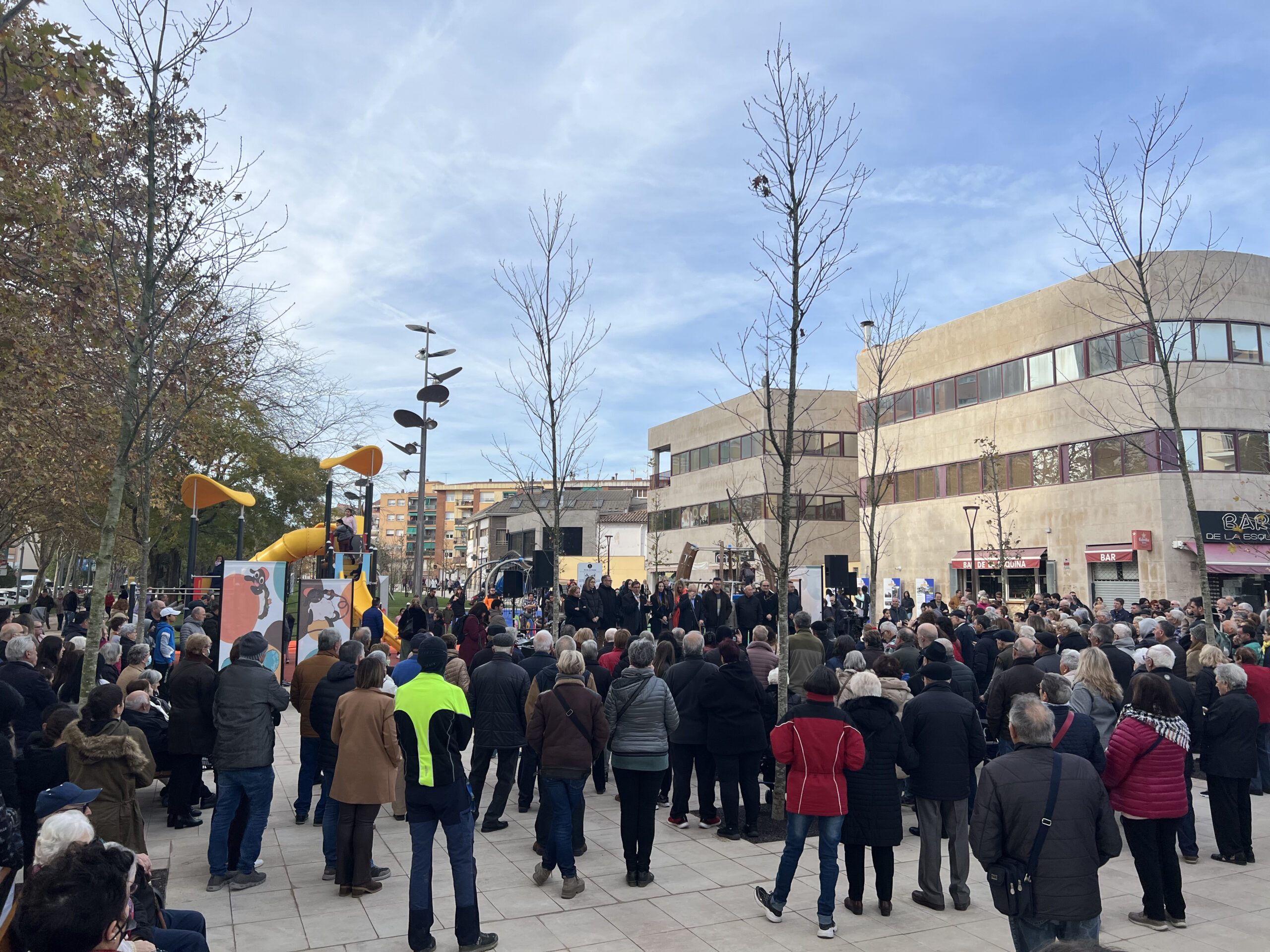 La Bustia inauguracio reforma passeig de Catalunya Martorell 6