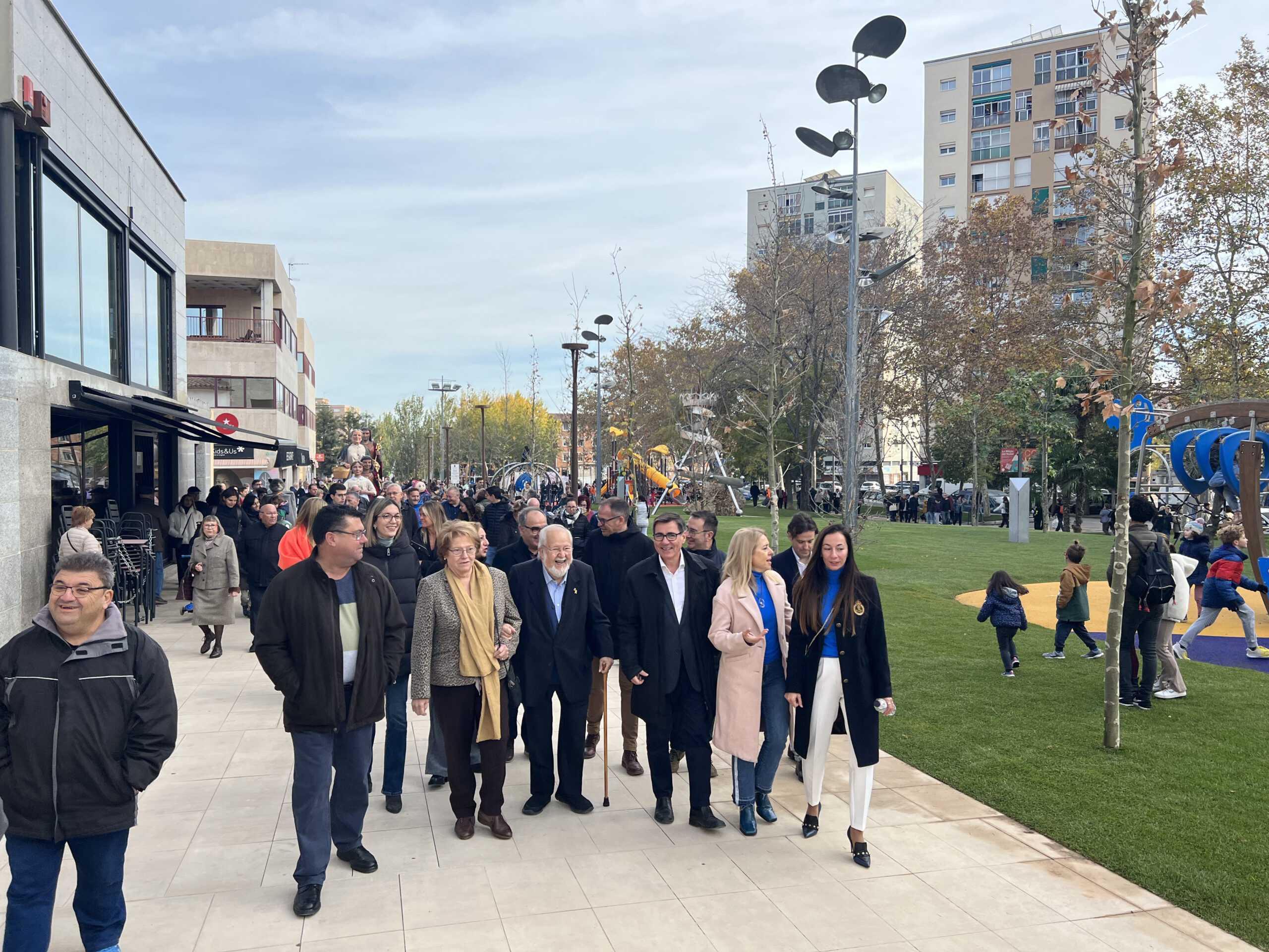 La Bustia inauguracio reforma passeig de Catalunya Martorell 8