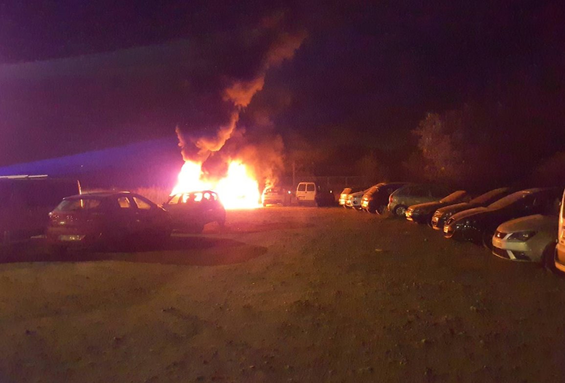La Bustia incendi cotxes Olesa