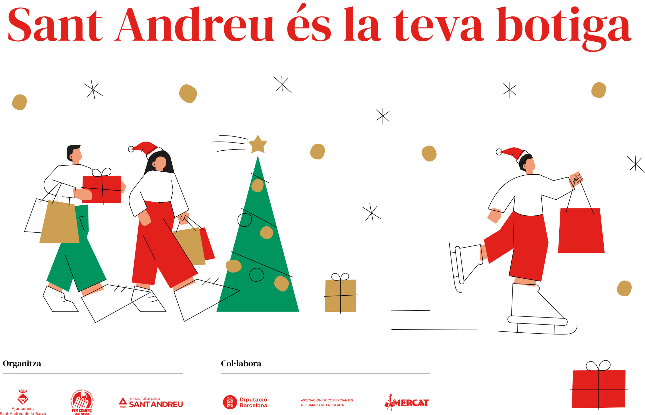 La Bustia Nadal i campanya Sant Andreu es la teva botiga