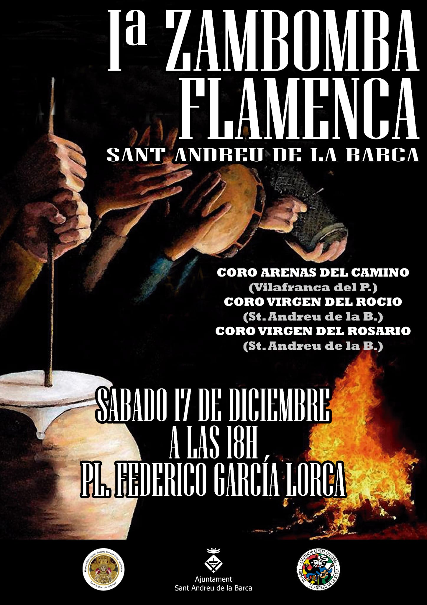 La Bustia cartell zambomba flamenca Sant Andreu