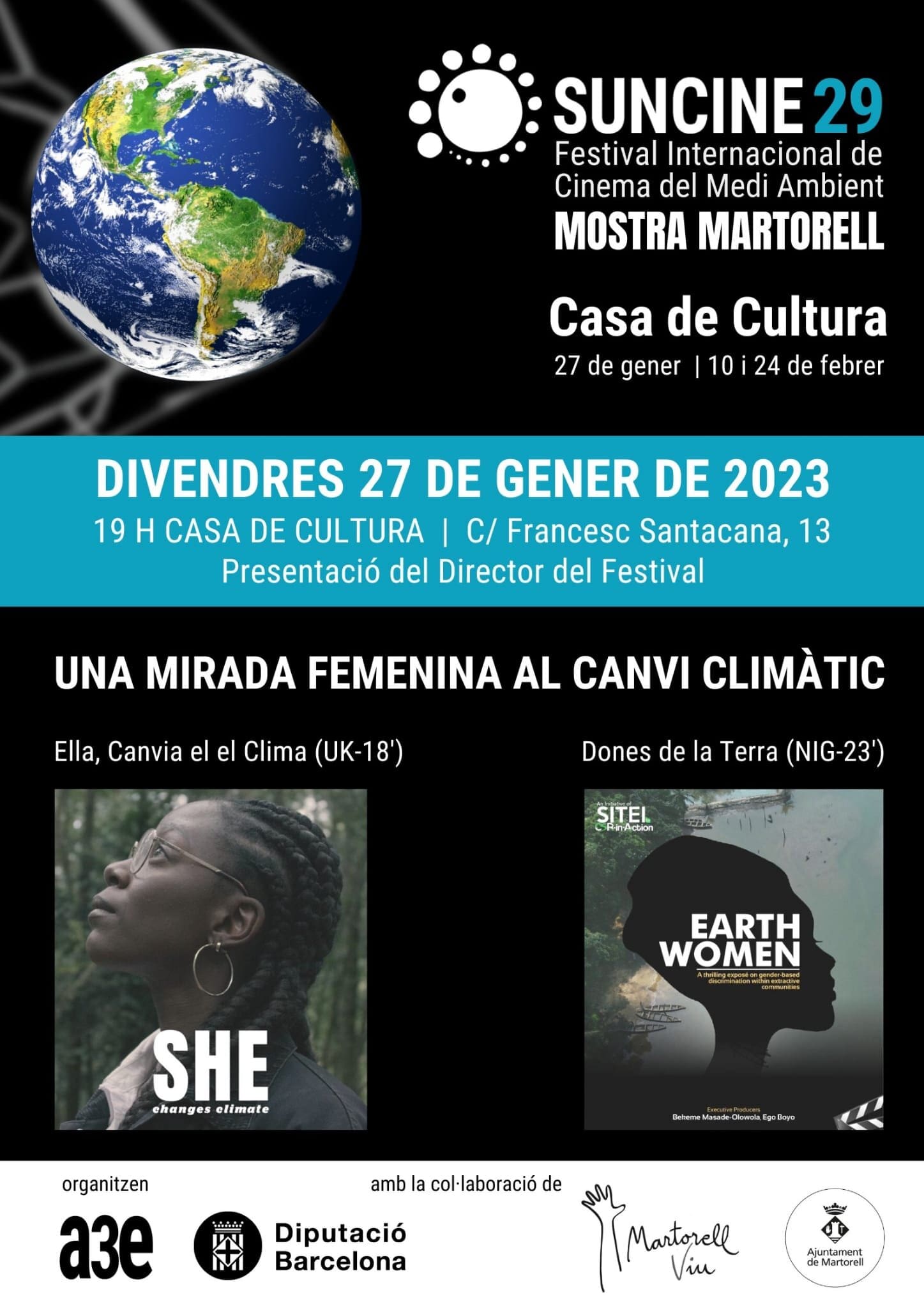 La Bustia cartell una mirada femenina canvi climatic