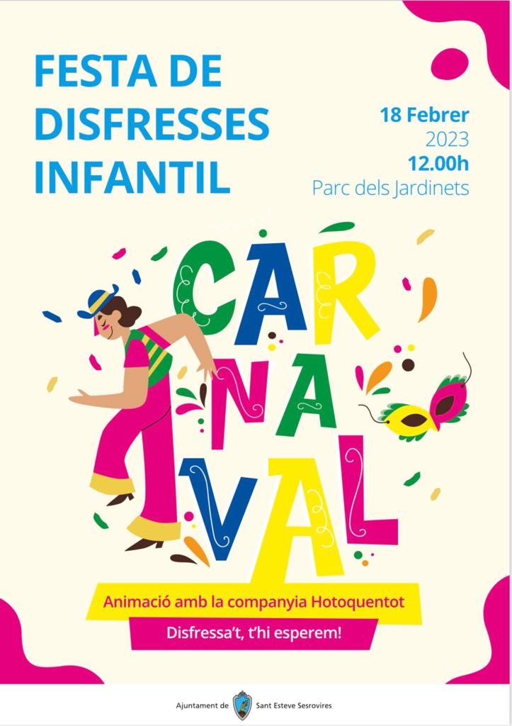 La Bustia cartell carnaval infantil Sant Esteve