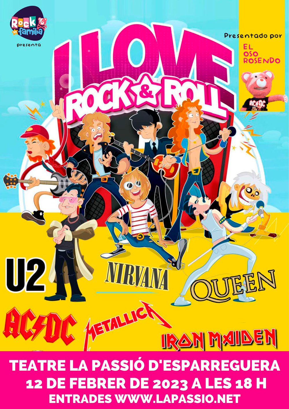 La Bustia concert infantil i love rock and roll