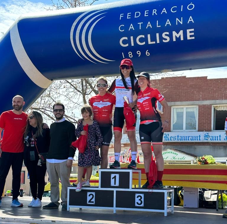 La Bustia Sara Prescoli prova ciclista Esparreguera