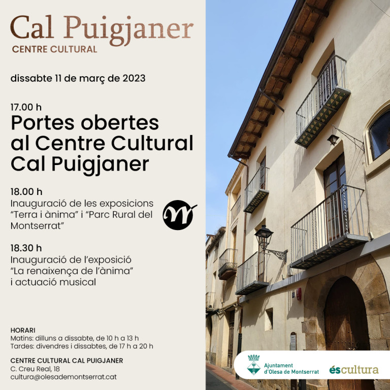 La Bustia cartell Centre Cultural Cal Puigjaner