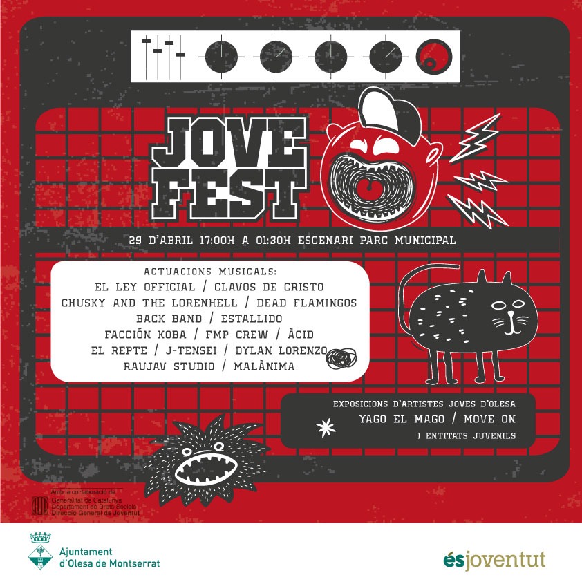 La Bustia cartell Jove Fest Olesa