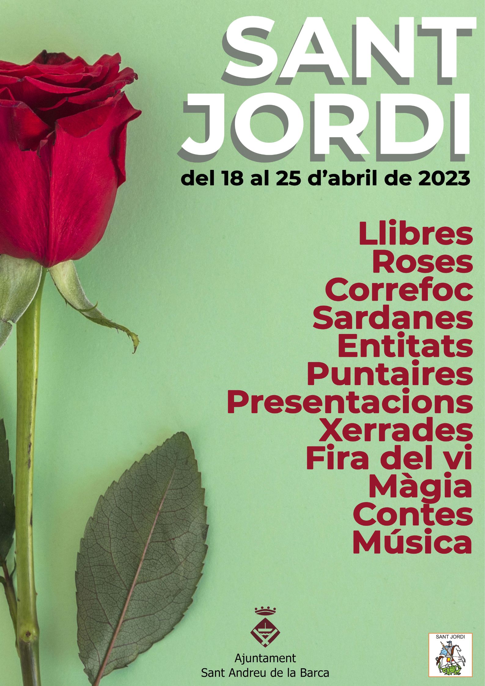 La Bustia cartell Sant Jordi Sant Andreu