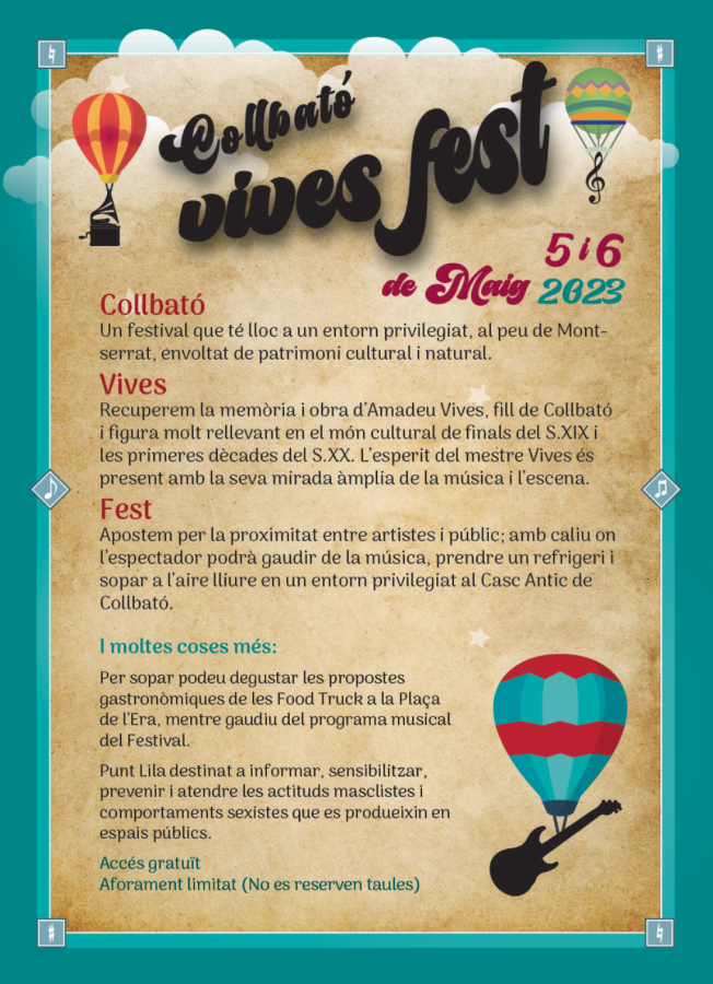 La Bustia cartell Collbato Vives Fest (1)