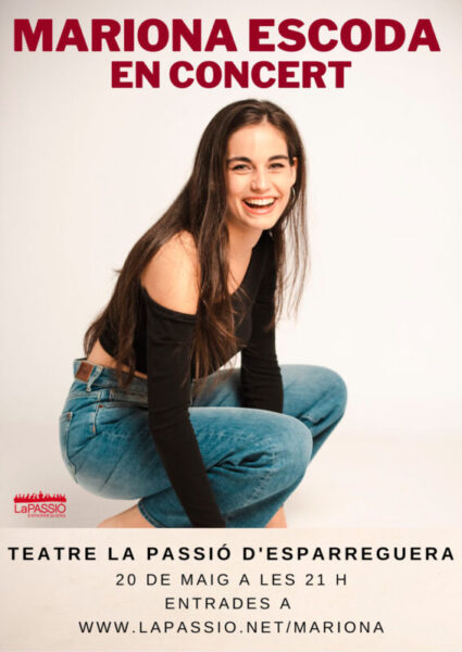 La Bustia cartell concert Mariona Escoda Esparreguera
