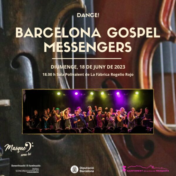 La Bustia cartell Barcelona Gospel Messengers Masquefa