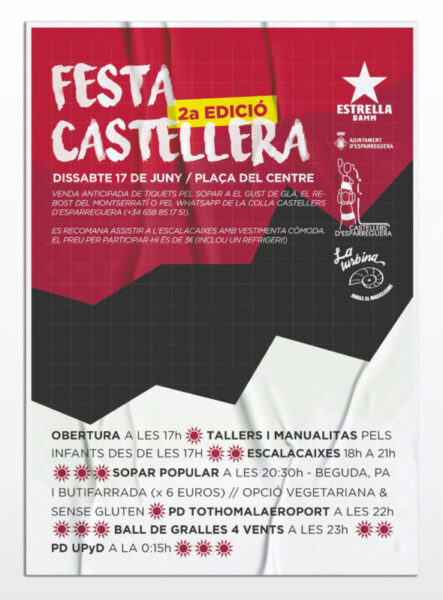 La Bustia cartell Festa Castellera Esparreguera