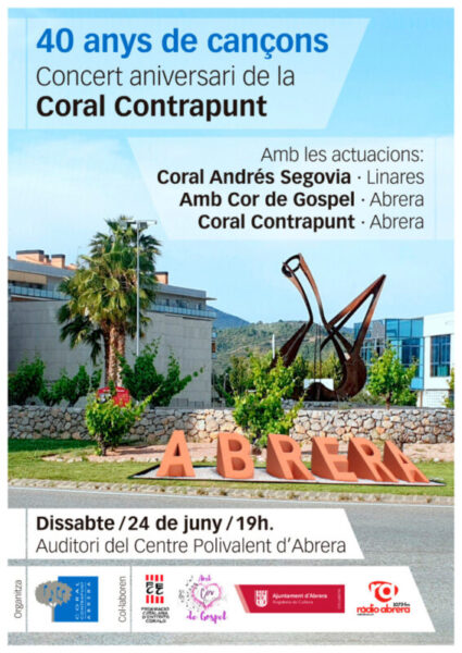 La Bustia cartell concert aniversari Coral Contrapunt Abrera