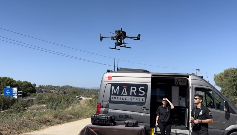 La Bustia primer vol de dron de transit AP7 Martorell Castellvi Gelida 2
