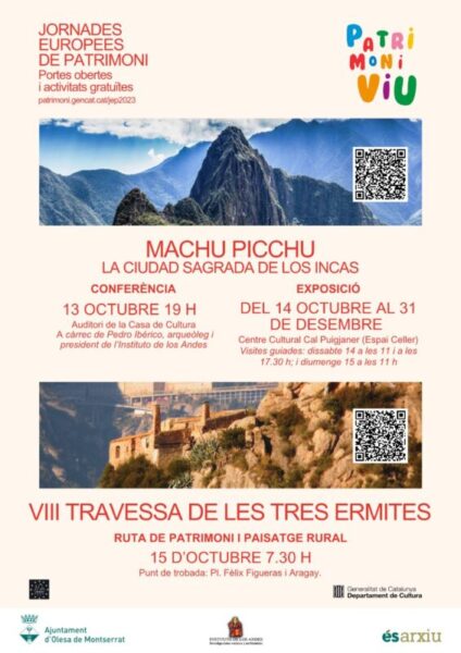 La Bustia cartell Machu Picchu Olesa