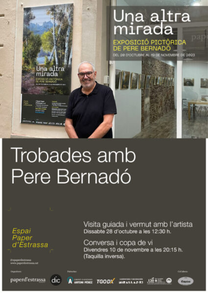 La Bustia cartell exposicio Pere Bernado a Paper Estrassa Olesa