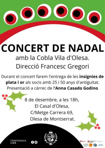La Bustia cartell concert Nadal Olesa