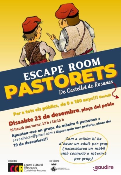 La Bustia cartell escape room Pastorets Castellvi