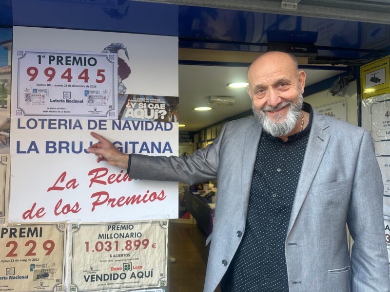 La Bustia premi Loteria Nacional Sant Andreu