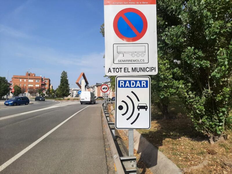La Bustia radars mobils Sant Andreu