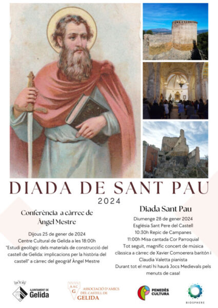 La Bustia cartell Diada de Sant Pau Gelida 2024