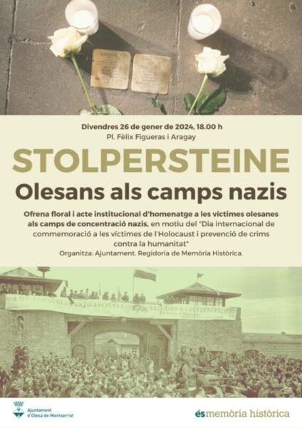 La Bustia cartell Stolpersteine