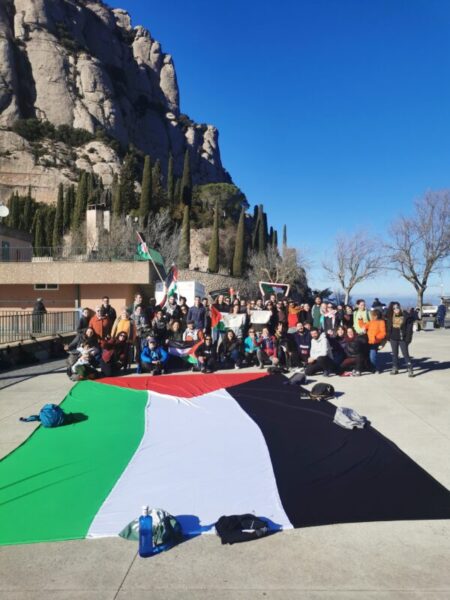 La Bustia marxa Montserrati suport Palestina 1