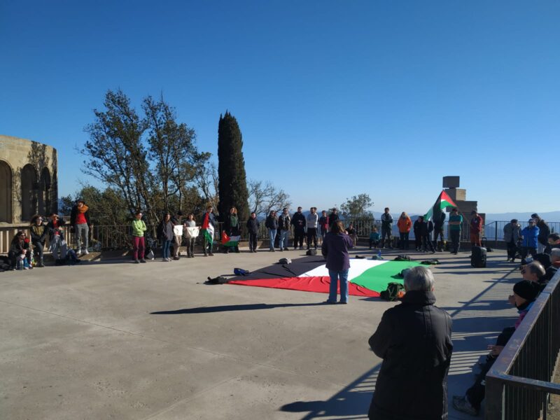 La Bustia marxa Montserrati suport Palestina 2