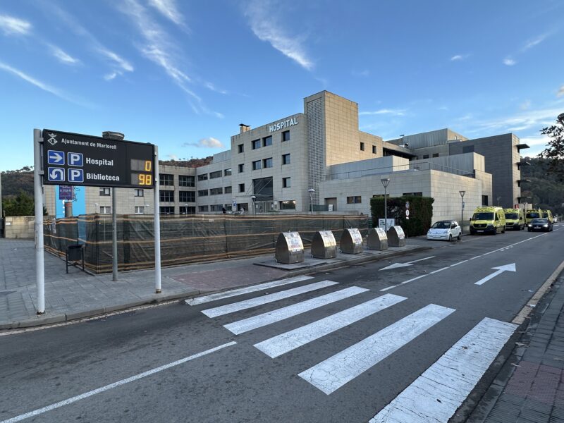 La Bustia obres gener 2024 Hospital Martorell 1