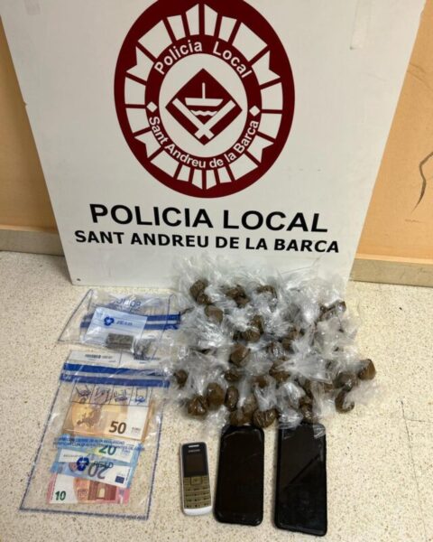La Bustia Policia Local intervencio i detencio per trafic de droga Sant Andreu